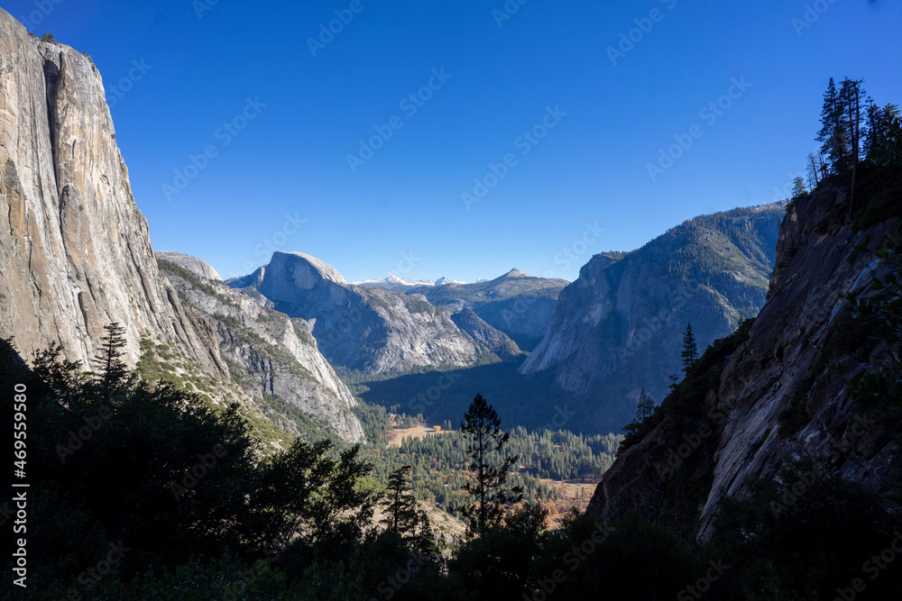 Yosemite - valley view of Half Dome
