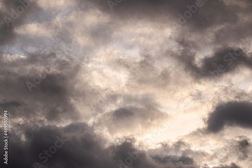 dark gray clouds sky