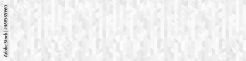 Seamless polygonal pattern. Abstract geometric texture. Mosaic background. Black and white illustration