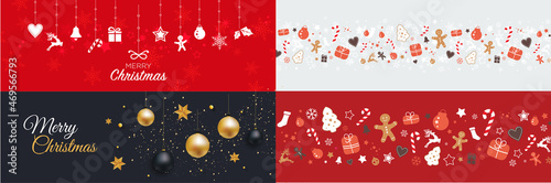 banner merry christmas decoration