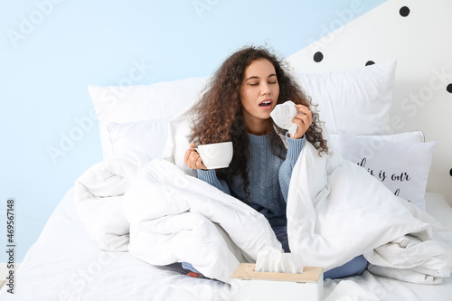African-American woman ill ...