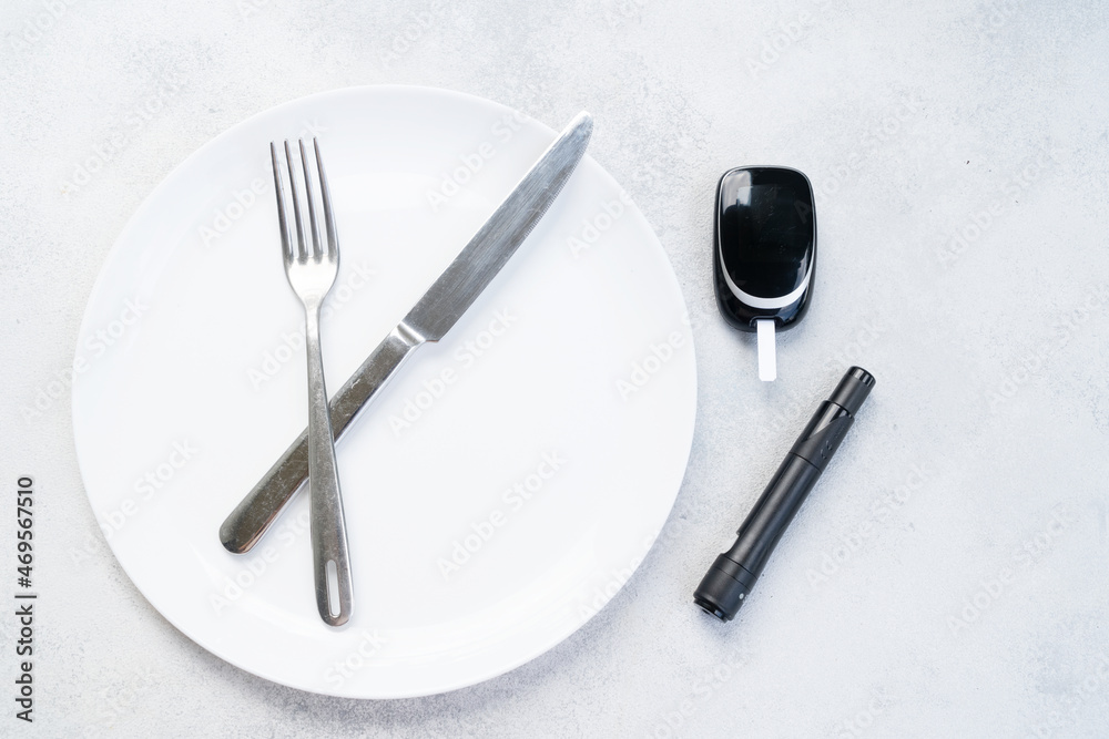 Fototapeta premium Diabetes diet planning concept