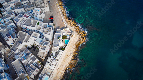 Obraz na plátně Historic old town of Monopoli in Italy - travel photography