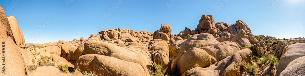 Scenic arid landscape in the Joshua Tree National Park Scenic arid landscape in the Joshua Tree National Park