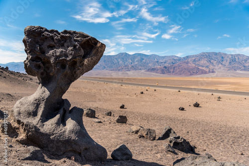 Famous Mushroom Rock in the Death Valley