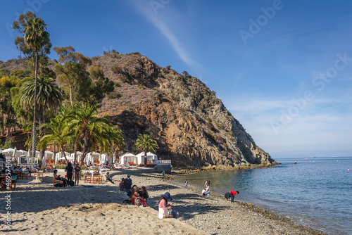 Descanso Beach Club in Catalina Island