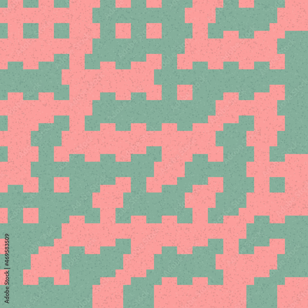 Fototapeta premium Abstract Geometric Pattern generative computational art illustration