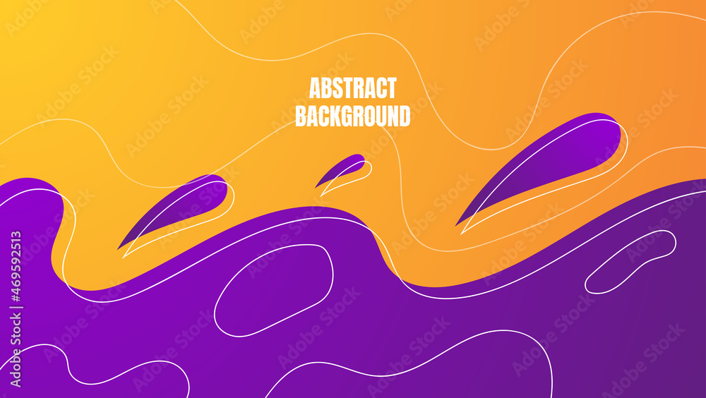 abstract modern liquid background with orange and purple color abstract modern liquid background with orange and purple color
