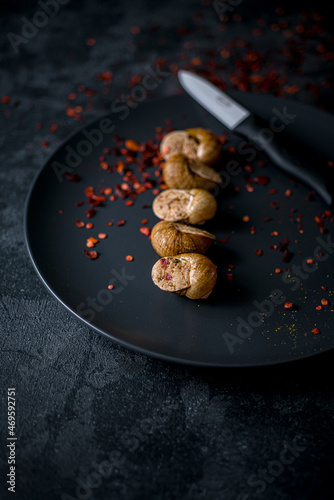 escargot with spices