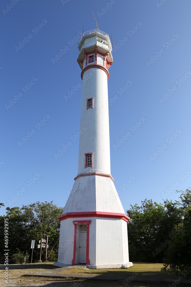 Bolinao Leuchtturm in der Provinz Pangasinan, Philippinen Bolinao Leuchtturm in der Provinz Pangasinan, Philippinen