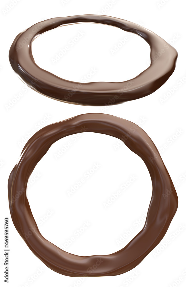 Chocolate splash. 3d illustration Chocolate splash. 3d illustration
