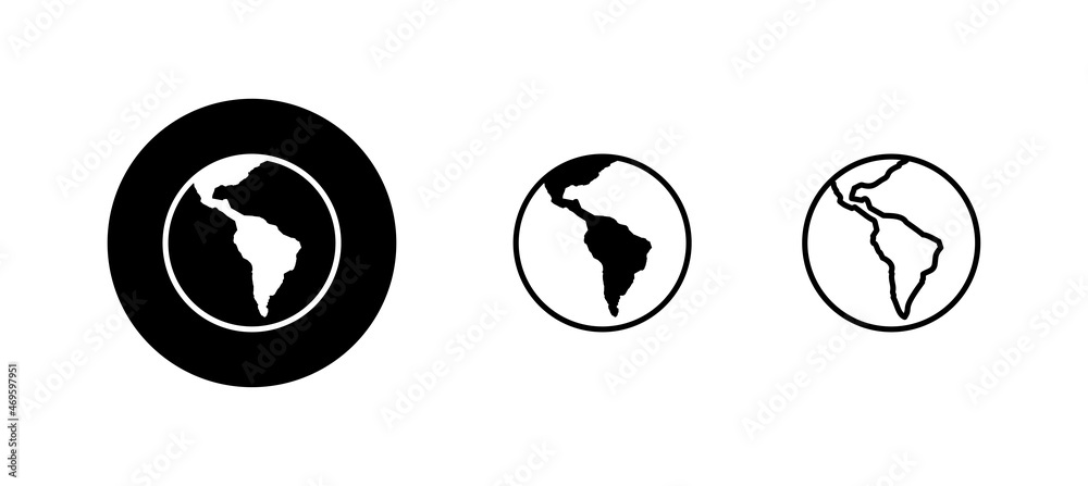 World map set. Worldmap sign and symbol. Globe icon World map set. Worldmap sign and symbol. Globe icon