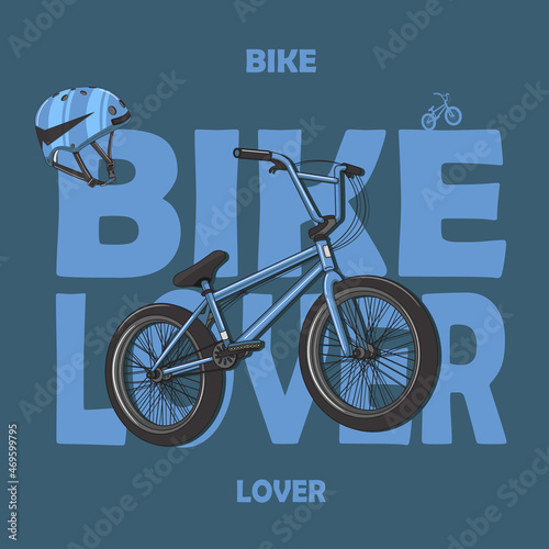 Bicycle vector illustration, eps10, easy to edit