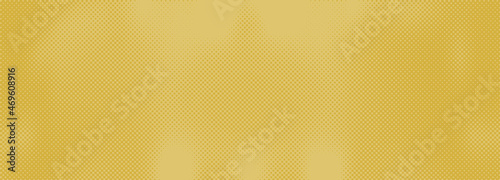 Abstract gold colored halftone grunge background image.