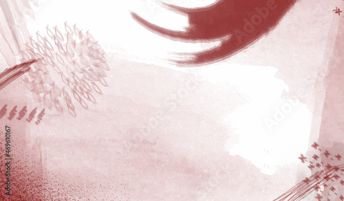 red wine watercolor abstract memphis background