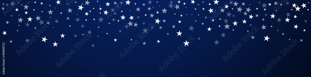 Random falling stars Christmas background. Subtle