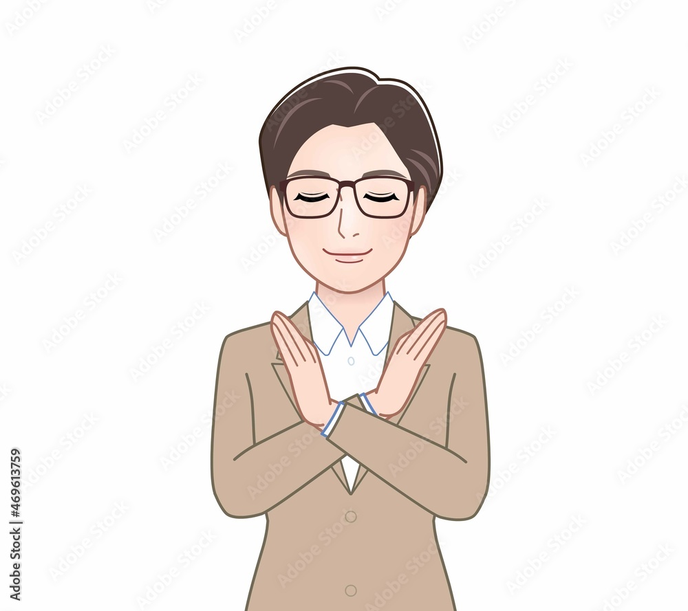 スーツの女性 スーツの女性