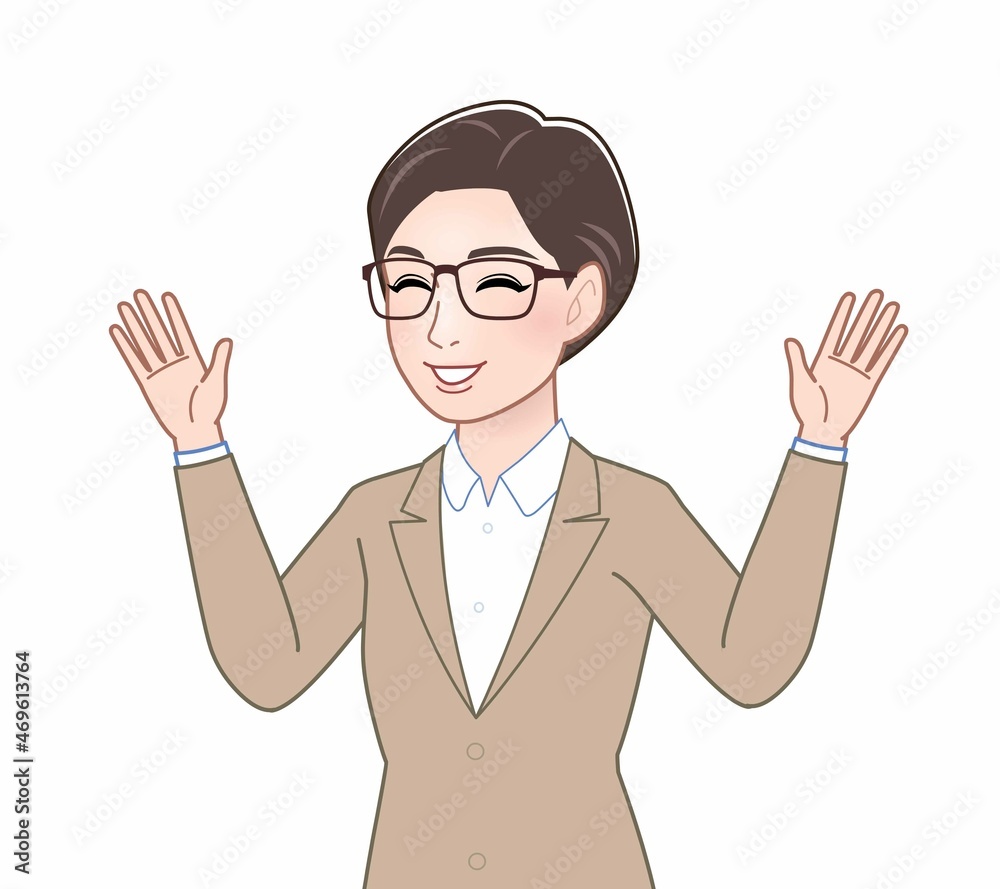 スーツの女性