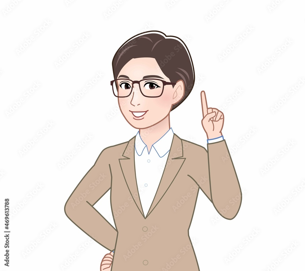 スーツの女性