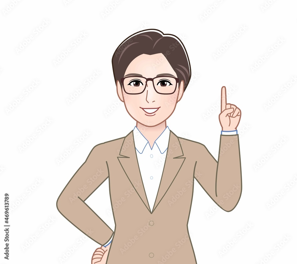 スーツの女性 スーツの女性