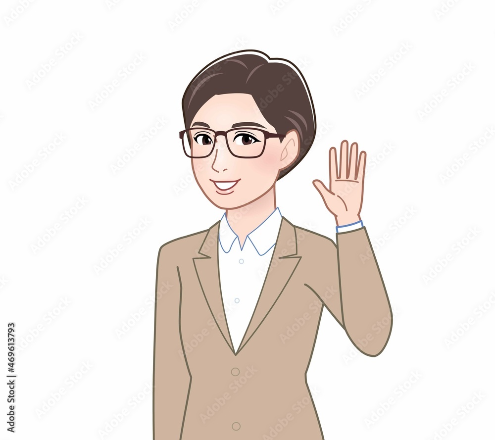 スーツの女性 スーツの女性