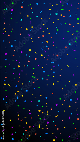 Festive splendid confetti. Celebration stars. Fest