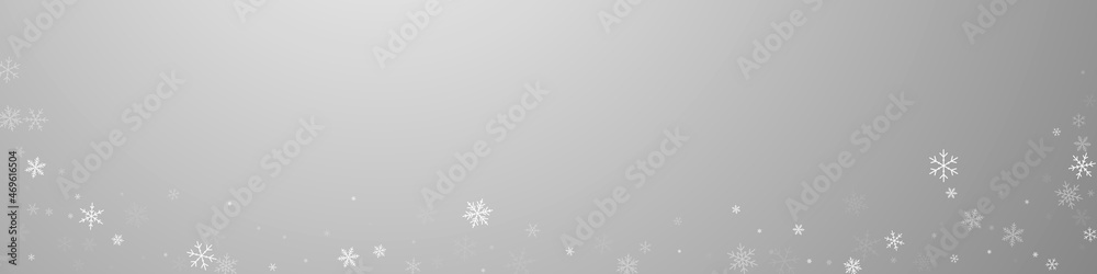 Sparse snowfall Christmas background. Subtle flyin Sparse snowfall Christmas background. Subtle flyin