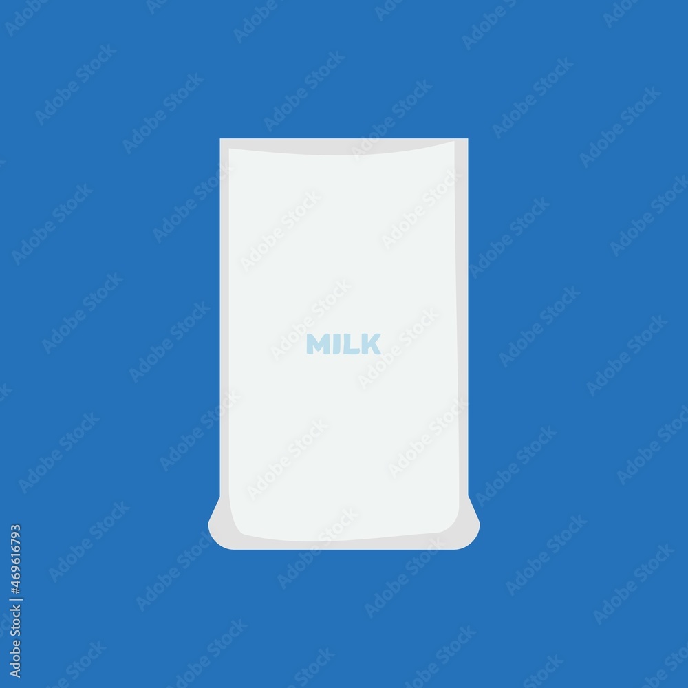 Glass of Milk liquid vector illustration.  White dairy milk food. Vitamins liquid.  Healthy food symbol.