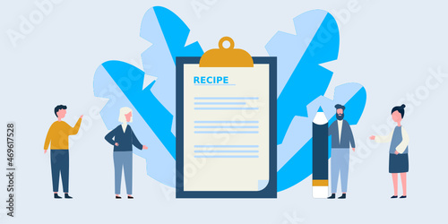 people take note of recipe on white paper