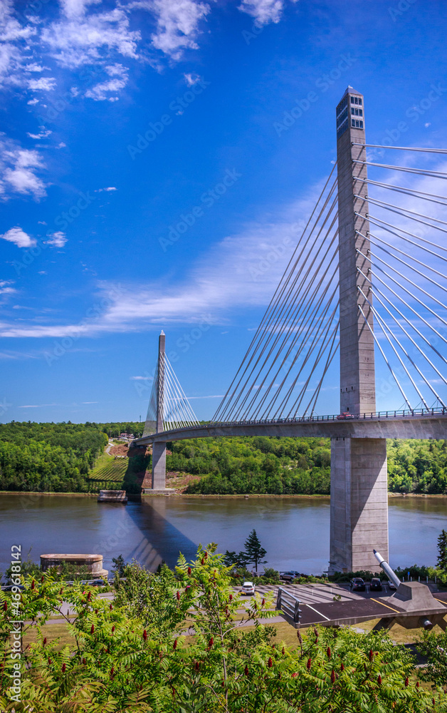 Obraz premium bridge over the river