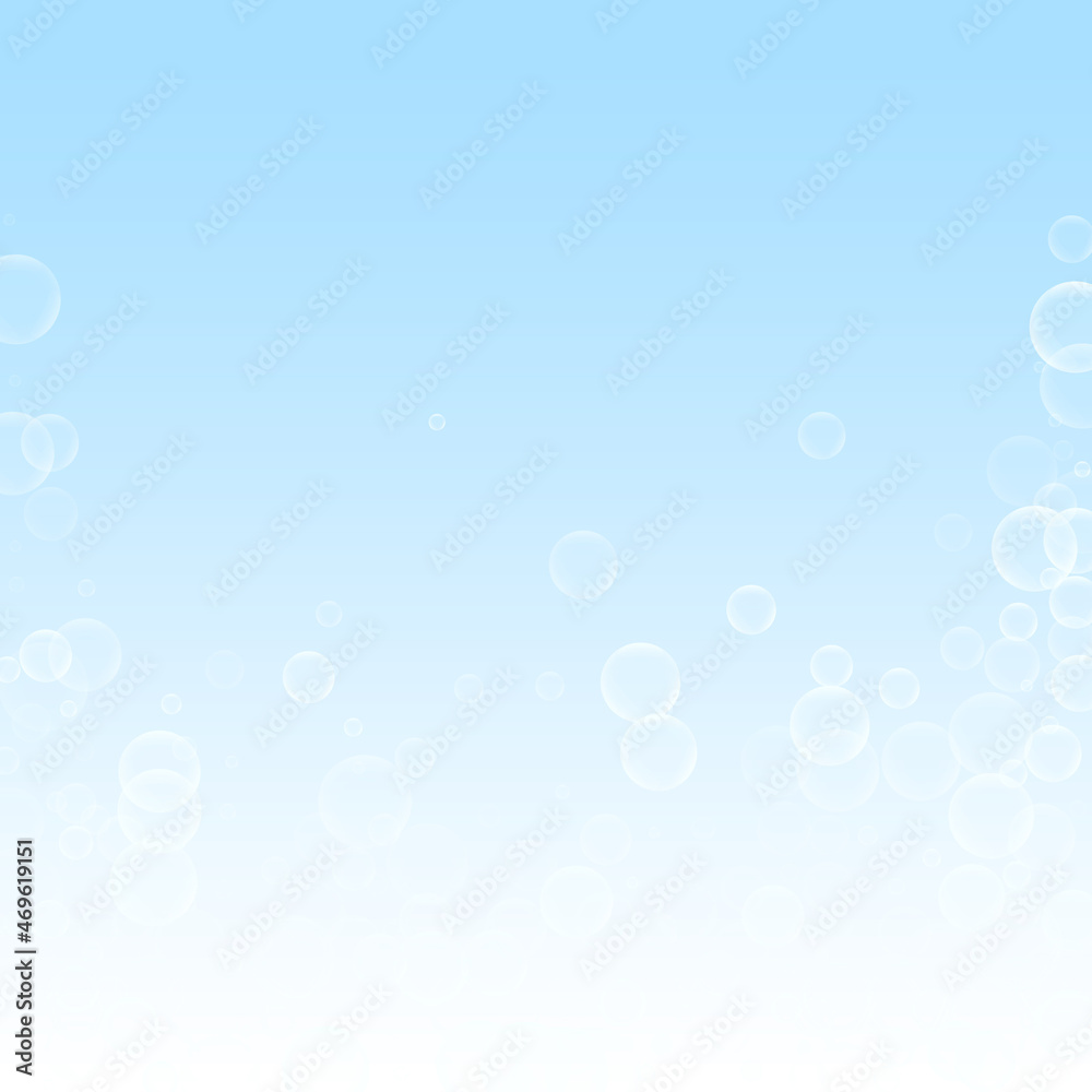 Random soap bubbles Christmas background. Subtle f Random soap bubbles Christmas background. Subtle f
