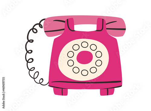 modern pink phone