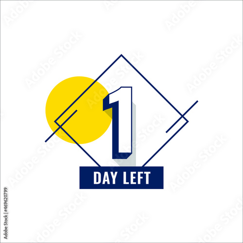 Number of days left badge