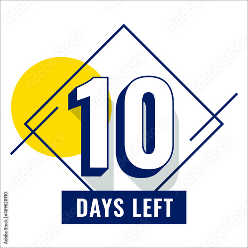 Number of days left badge