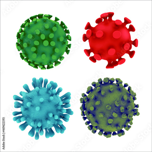 3d coronavirus cells epidemic pandemic