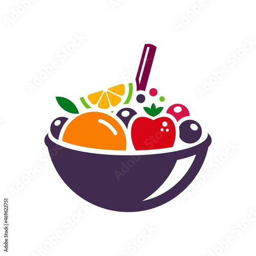 illustration of a fruit bowl
