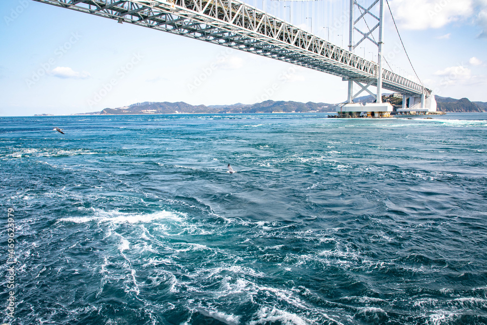 鳴門の渦潮大鳴門橋
