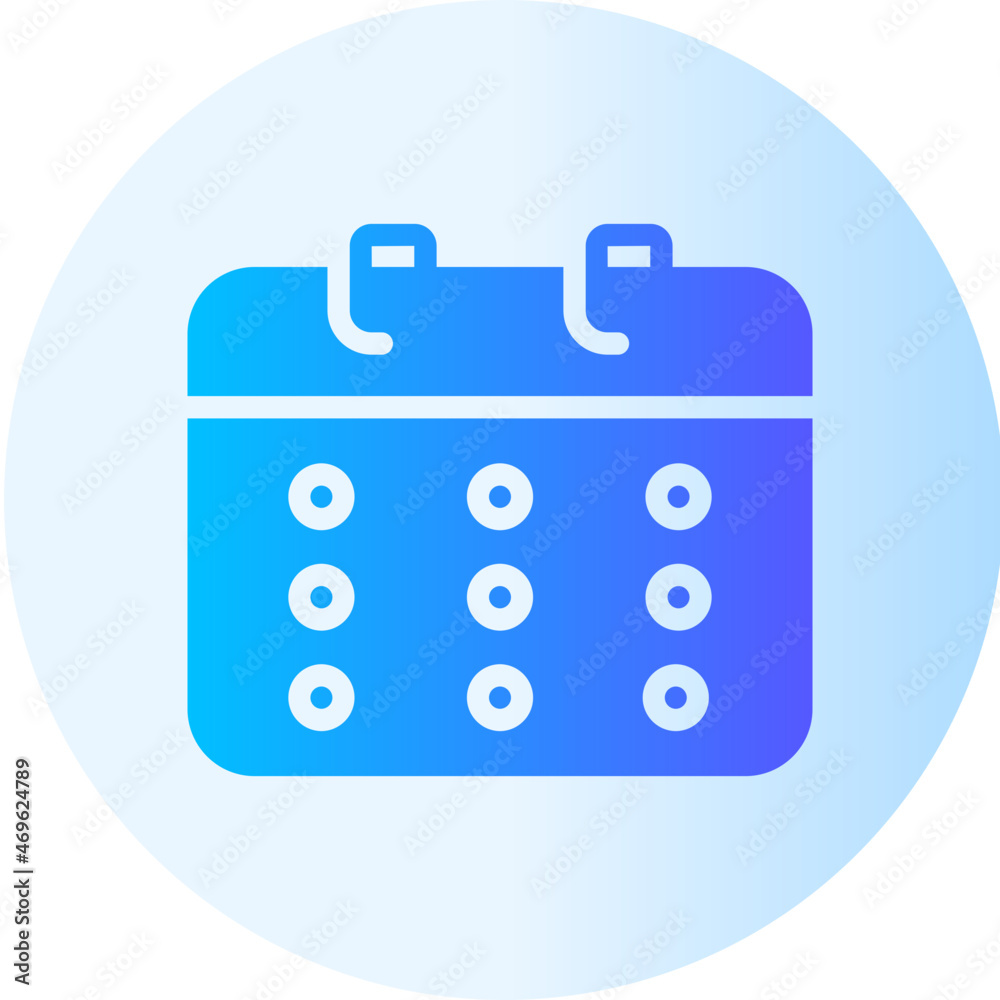 calendar gradient icon calendar gradient icon