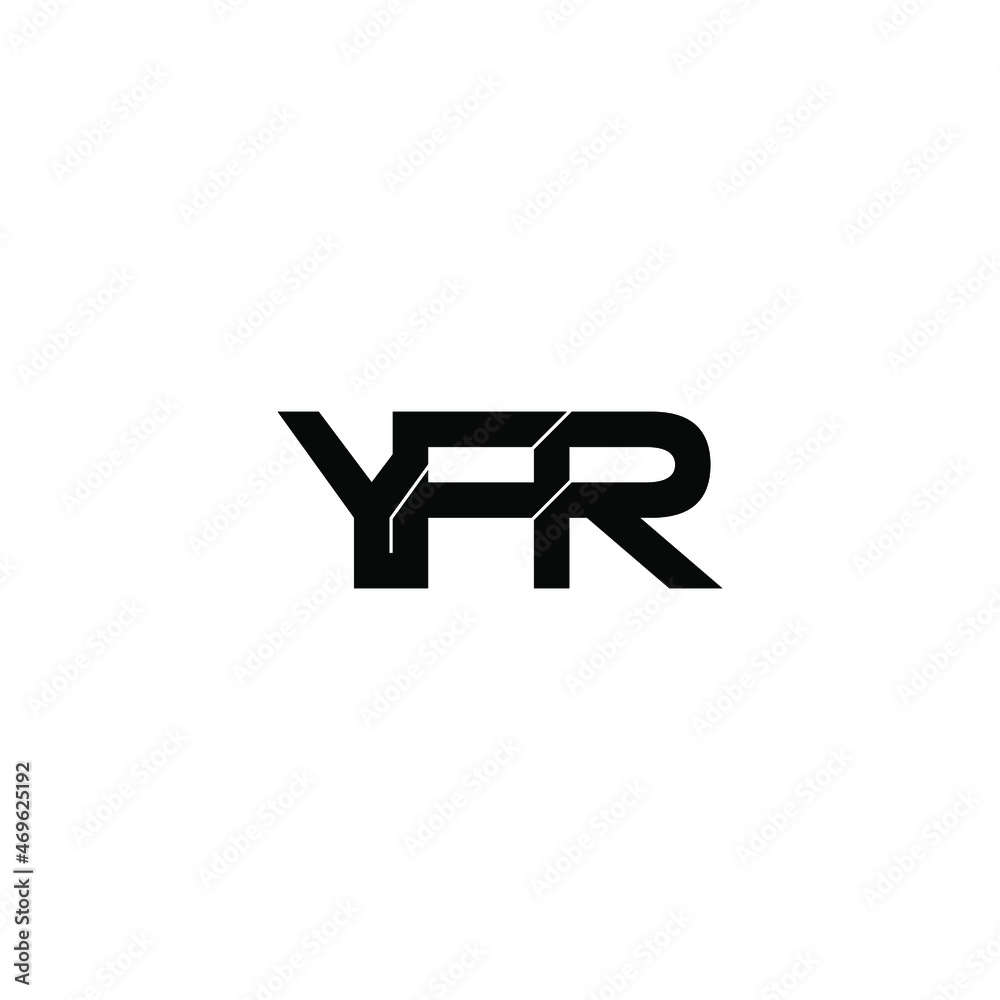 yfr initial letter monogram logo design yfr initial letter monogram logo design