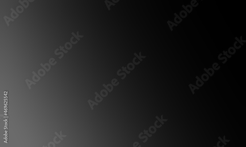 Black and white smooth gradient background or texture background