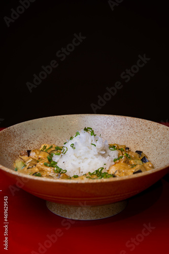 arroz con curri curry photo