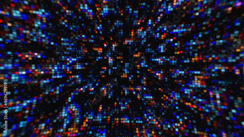 Slow flow motion technology background
