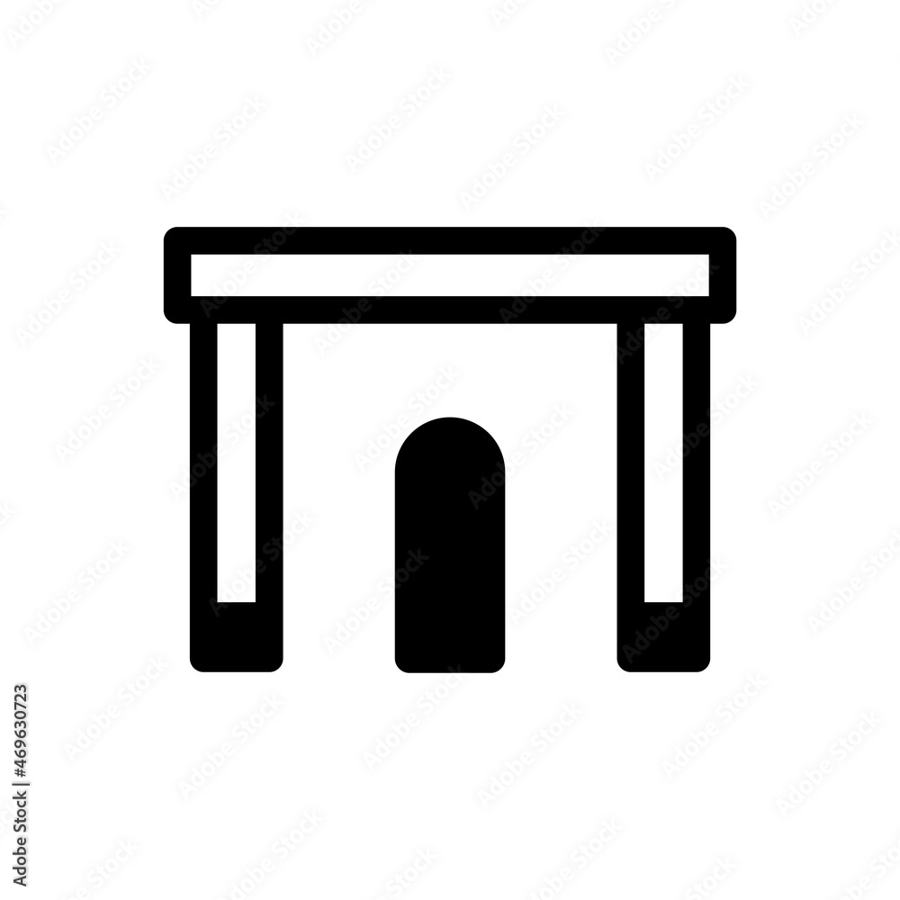 Bank Icon - Vector Illustration . Bank Icon - Vector Illustration .