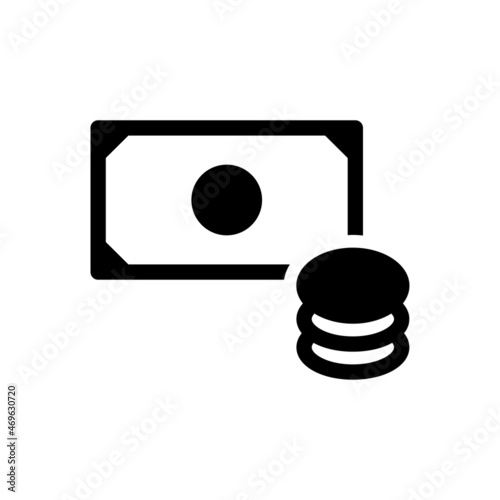 Money Icon - Vector Illustration .