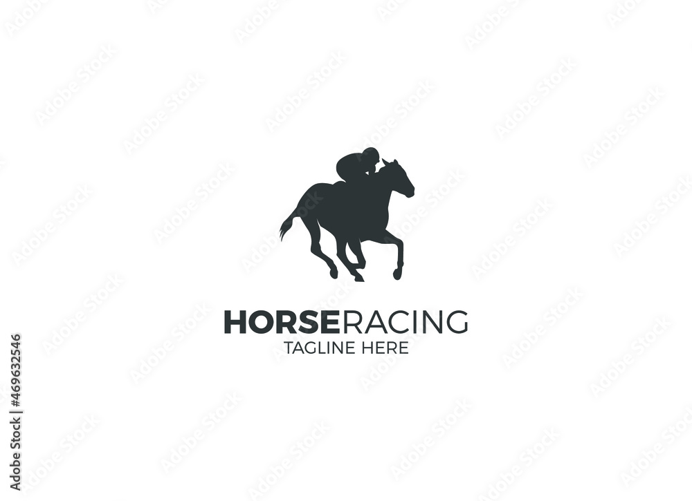 The vintage horse racing logo designs inspiration. 