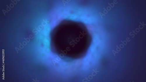 3D rendering abstract round light background