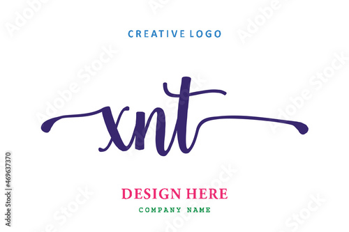 XNT lettering logo is simple, easy to understand and authoritative