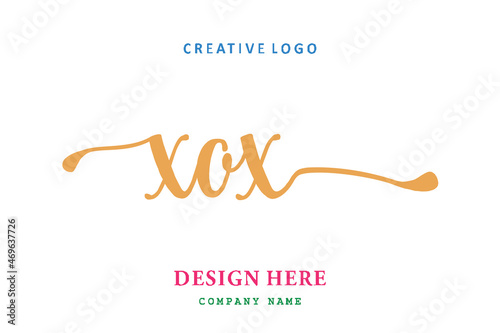 XOX lettering logo is simple, easy to understand and authoritative
