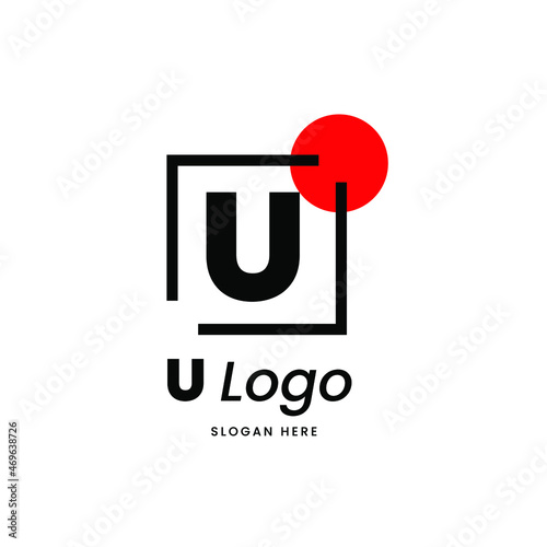 U Logo Design Template