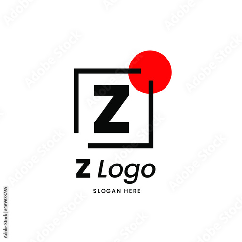 Z logo Design. Illustrator Logo Design Template
